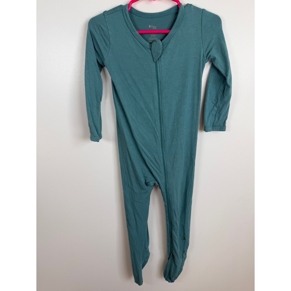 Kyte Baby Bamboo Zippered Footed Sleeper Teal 18-24 Months